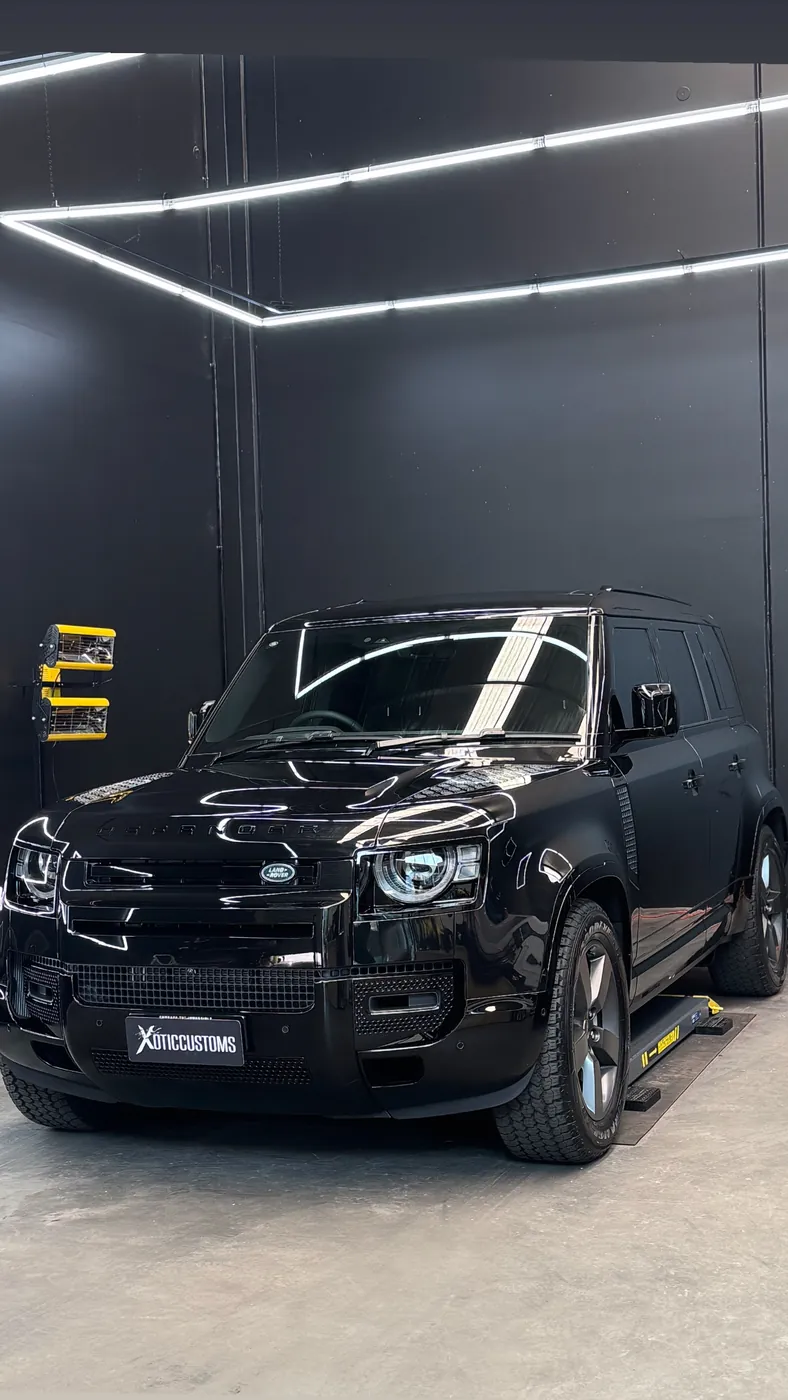 Land Rover Defender photographed at Xotic Customs Melbourne
